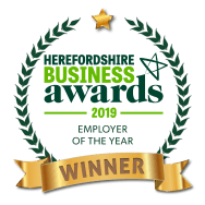 Herefordshire Business Awards 2019 Employer of The Year Winner